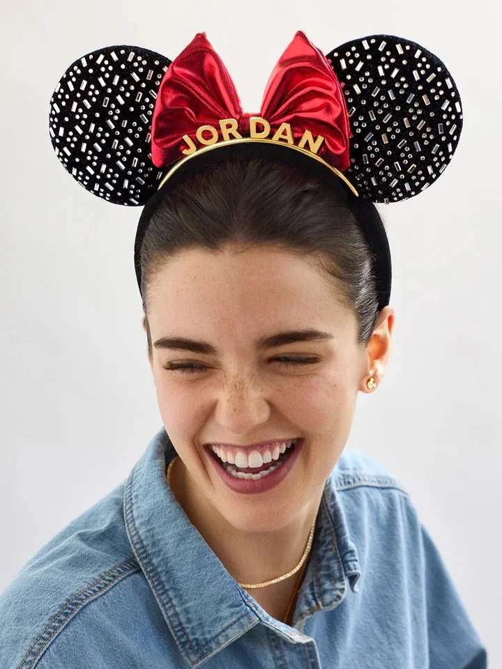 Disney x BaubleBar Minnie Mouse Custom Glam Ear Headband — EXTRA